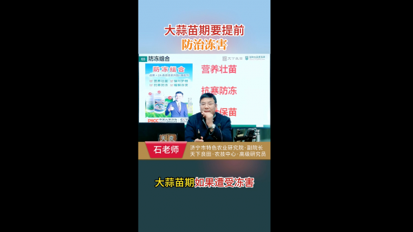 大蒜苗期要提前防治凍害 (673播放)